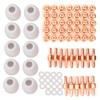 75pcs Shield Cup Tip Electrode Swirl Ring for PT-31 LG