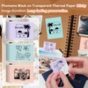 Phomemo Printer Paper for Sticker Printer, Thermal Paper for Inkless