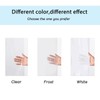 YISURE No Hook Clear Shower Curtain Liner PEVA Plastic Waterproof
