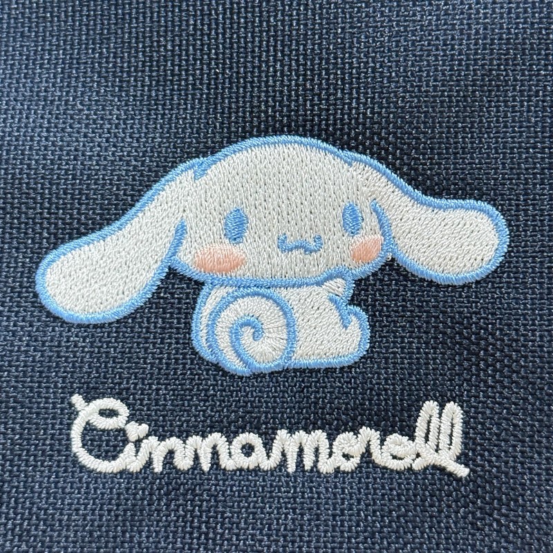 Sanrio School Shoulder Bag with Poly Heart Pouch, Cinnamoroll