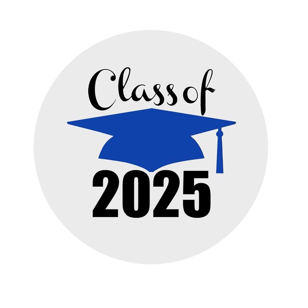 Zerunyiw Class of 2025 Graduation Envelope Seals Labels Stickers, 500Pcs