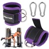 Fentar 2Pcs Adjustable Ankle Straps for Cable Machine, Comfortable Gym