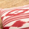 TRESMESTRES Sofa Cushion Covers - Mediterranean Design, Vibrant Colours, Ikat