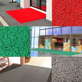 1.2M Wide Commercial Entrance Coil Mat for Doorways and Floors Cut-to-size Gray (1M unit, continuous length)