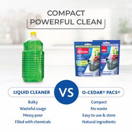 O-Cedar Floor Cleaning 40ct Pacs with Citrus Scent 10ct (2-Packs) and Lavender Scent 10ct (2-Packs)