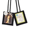 Seven Sorrows of Mary Scapular Black w/ St. Benedict and