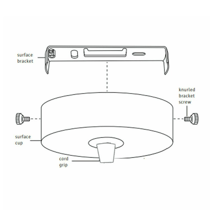 DC VOLTAGE Lighting Fixture Ceiling Plate Bracket Pendant Light Fitting