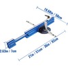UOKRR Table Saw Miter Gauge Fence w/11 Preset Angle Stops