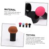Baluue Natural Makeup Look Powder 4pcs Round Puff Puff Powder