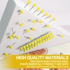 500Pcs Yellow Map Pins, 1/8 Inch Map Tacks, Round Ball