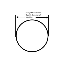 Master Halco Tension Bands with Bolts and Nuts for Chain Link Fence - 10 Pack - 1 7/8"