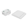 Wireless Light Switch Receiver Kit Self Generating Kinetic Energy Remote