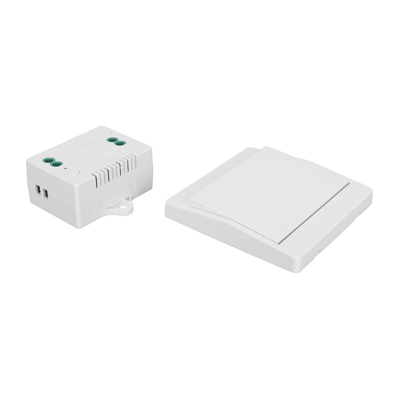 Wireless Light Switch Receiver Kit Self Generating Kinetic Energy Remote