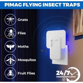 Unbranded Plug In Fruit Fly Traps For Indoor Use Flys Gnats 1 Device 3 Refils