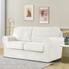 XSlive 5 Pieces Velvet High Stretch Sofa Covers for 2