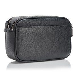 Karl Lagerfeld Paris Maybelle Phone Crossbody, Black/Silver