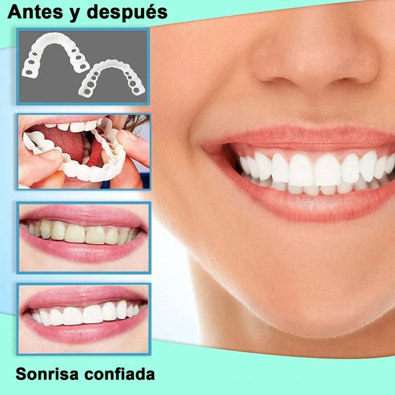 Dientes Postizos Temporal Falsos Carillas Dentales