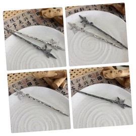 Baluue Traditional Hair Sticks Set of 2 Bamboo Hair Chopsticks for Wedding Party Prom Daily Styling