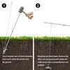 6 Pack Ground Earth Anchors with Drive Steel Stool -