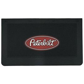 Peterbilt Motors 24" x 18" Heavy Duty Rubber Semi Truck Mud Flaps-Pair