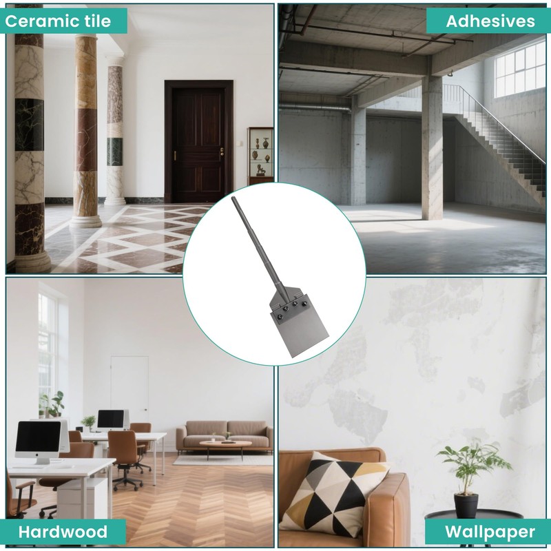Anfrere 6 Inch SDS Plus Floor Scraper with Spare Bolts