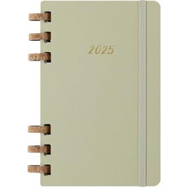 Moleskine Weekly & Monthly Planner, 12-Month Weekly and Monthly Planner, Hard Cover and Elastic Closure, Crush Kiwi, Large Format 15 x 21 cm