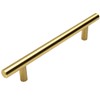Cosmas 305-4BB Brushed Brass Cabinet Hardware Euro Style Bar Handle