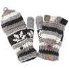 GURU SHOP Gloves, Hand Knitted Folding Gloves, Finger Gloves, Men/Women,