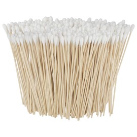 Long Cotton Swabs 1000 Count - Extra Long Cotton Buds, Cotton Swabs with Wooden Sticks - Cotton Swabs for Makeup Ears Pets Care Gun Cleaning - Biodegradable Swabsticks