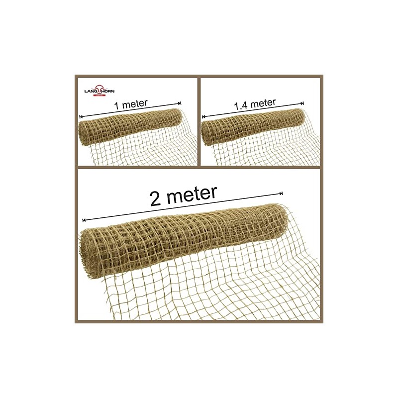 Lang Horn jute Support Netting 100% Jute netting trellis twine