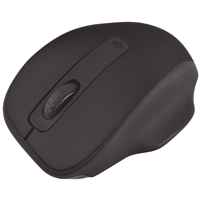 Quaroni Mouse MIQ01N. Sensor Optico, 4 Botones Scroll, Inalámbrico, 16001200800