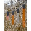 20pcs 3" Orange Reflective Tree Marker Ribbons (Pack of 20)