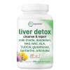 Liver Detox 240 Veggie Capsules | 20-in-1 Advanced Support Complex