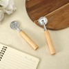 Pastry Cutter, Pastry Cutter, Roller with Wooden Handle, Dough Cutter