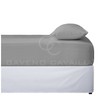Plain Dyed Microfiber Double Fitted Sheet, Comfy Warm 25 CM