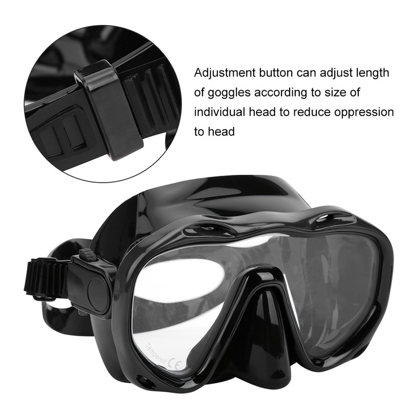 Adult Diving Goggles Face Shield Glasses Silicone Eye Protector Snorkeling