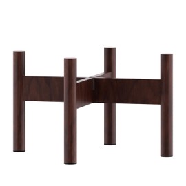 iSpring Wooden Stand for DGF2 Gravity-Fed Stainless Steel Countertop Water Filter System, Dark Wood