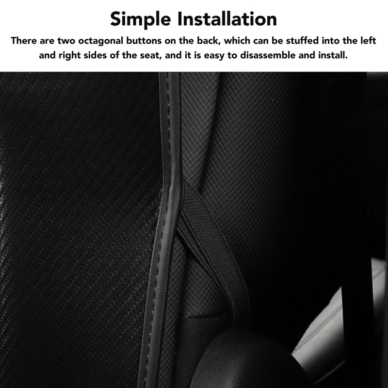 2Pcs Car Seat Anti Kick Pad Rear Back Dust Resistant