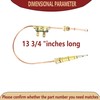lrnyso heaters Thermocouple 13 3/4" 113884-01 26654 fits Desa, Reddy,