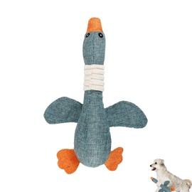 MALOUSUN Indestructible Dog Toy, Anti-Stress Duck Dog, Puppy Toy, Paw Star Duck Toy, Dog Blue, Cuddly Toy for Dogs, Soft Dog Toys for Aggressive Chewers, Small, Medium, Large Dog