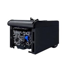 Black Generator Covers, Portable Generator Cover 26”Lx20”Wx20”, Sturdy Generator Cover for Outdoor Generators 3500-6000 Watt, Universal fit for Most Generators