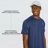 MISSION Cooling Performance Shirt, Medium - Navy - Cools Up