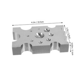 VILLFUL Pc Jewelry Making Punch Doming Block Hole Puncher for Jewelry Easy to Use Practical Making Tools