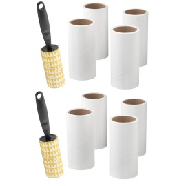Ikea Lint Roller & Refills Dust Free, Pet Animal Hair fluff Remover  Bastis - 1 Roller + 1 Refill