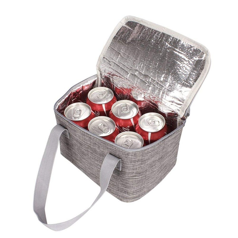 Yaosan 6 Can/4 L Small Cool Bag Handy Square Lunch