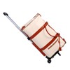 Keenso Rolling Duffle Bag with Wheels, Leather 40L Large Capacity