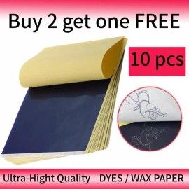 Unbranded 10 Tattoo Transfer Paper Stencil Carbon Thermal Tracing Hectograph Supplie Sheet