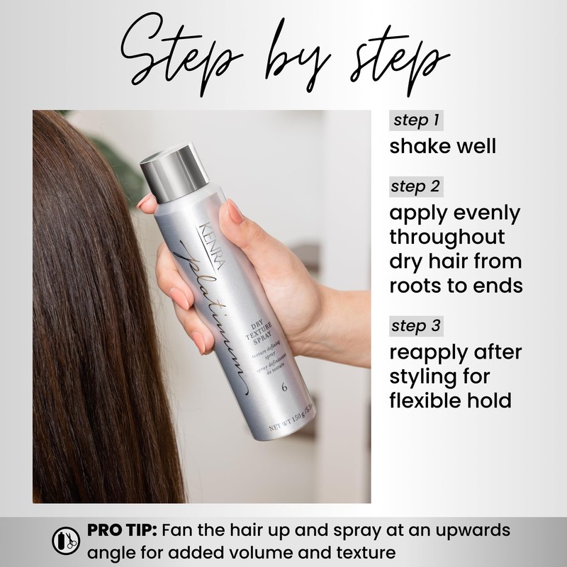 Kenra Platinum Dry Texture Spray 6 | Texture Defining Styler
