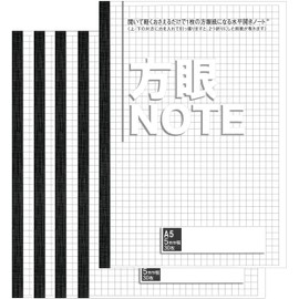Nakamura Printing Co. N-PB069 Horizontal Opening Notebooks, A5, Square 0.2 inches (5 mm), 30 Sheets Set of 5