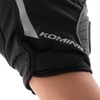 Komine GK-2593 Protective Fingerless Mesh Gloves for Motorcycles Light Grey